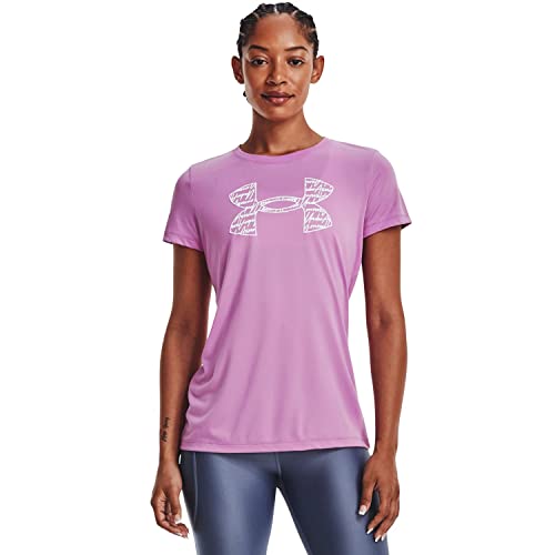 T-shirt Tech Under Armour sport et running femme blanc