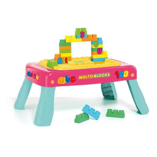 Mesinha Criativa, Cardoso Toys, com 20 blocos, Rosa