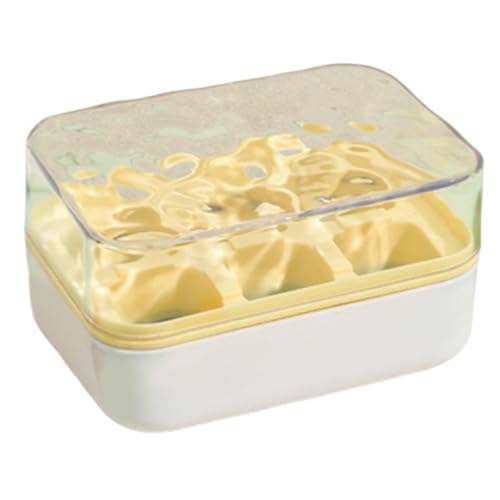 Bandeja De Hielo - Bandeja De Molde, Para La Cocina Hogar | Moldes De Silicona Flexible, Almacenamiento Del Congelador Portátil, Flexibilidad Rápida Limpieza, Bebidas Fresch