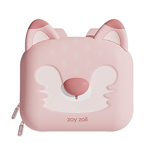 Zoy Zoii Toddler Backpack For Girls, Kids Pink Fox Bag, Cute, Lightweight, Small, 3-6 Years Old Preschool, Kindergarten, Travel #TOP12