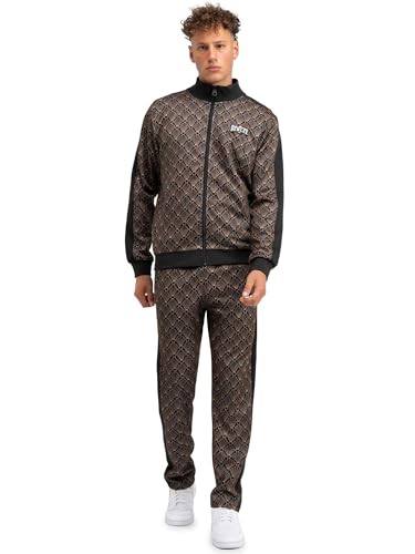 Survêtement Ben Lee Art Deco jogging complet noir de sport pour homme
