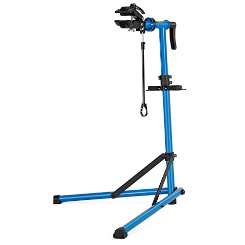 CXWXC Soporte bicicleta taller con capacidad de carga de 30 kg/66 lb, altura ajustable,soporte reparación bicicleta con un soporte giratorio de 360 grados,