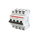 Disjoncteur ABB Disjoncteur S304 type B, pôle 4 50 A 415 V, capacité de coupure 100 kA