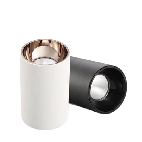 Foco LED regulable de 7W blanco con luz cálida y acabado en oro rosa 3