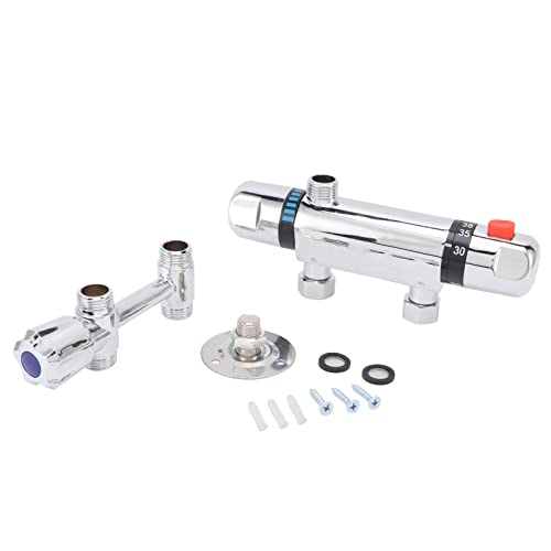 Mitigeur Thermostatique, Mitigeur Thermostatique DN15 Mitigeur à Température Constante Pour Lavabo, Bidet, Douche, Salle De Bain