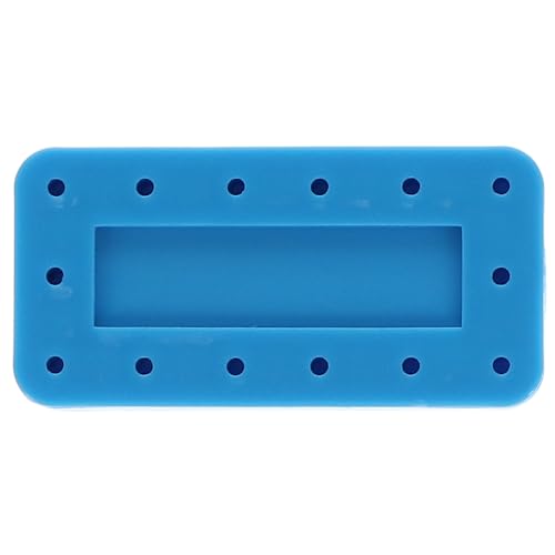 Plasdent 400BRS-2 Rectangular Bur Block Magnetic 14 Burs Capacity Spectrum Blue