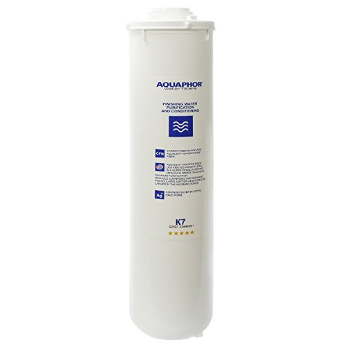 AQUAPHOR Ersatzfilter für Wasserfilter-System Crystal Eco, Eco H I Aktivkohle-Filter K7 antibakteriell I Filtert Schwermetalle, Eisen, Chlor, Mikroorganismen I mit Silber Ionen & AQUALEN Technologie - Image 3