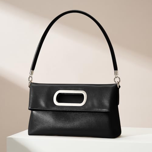 CHUNLI Stylish Clutch Purses for Women, Leather Crossbody Purse with Handle, Shoulder Bags for Evening Formal Work Casual — view 3