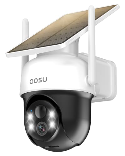 aosu Solar Camera Outdoor Wireless