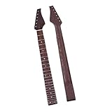 Cette guitare présente un manche droit et lisse avec une surface polie. Les extrémités des frettes biseautées et les bords arrondis du manche procurent une sensation de confort.