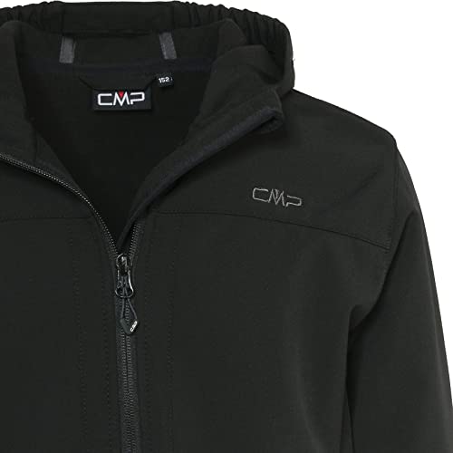 CMP - Kinderjacke mit fester Kapuze, Schwarz, 140