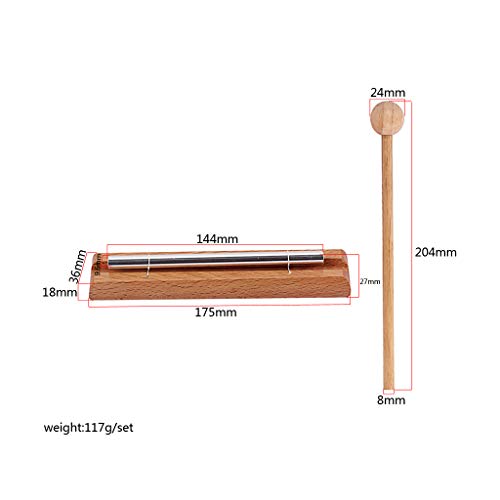 Alnicov Solo Chime Meditatie Klaslokaal Bell Met Hamer Percussie Instrument Voor Gebed Yoga Oosterse Energieën Genezing Of Leraren Klas Management - Image 7