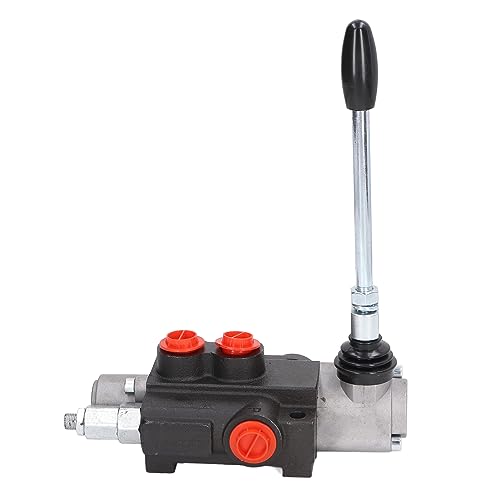 Ausla Hydraulik Hebelventil Premium-Hydrauliksteuerventil, Hohe Effizienz, Flexibilität und Stabilität für Maschinen, Sanitärfahrzeuge, mit Griff, 1 Spule, Doppeltwirkend, mit Einstellbarer