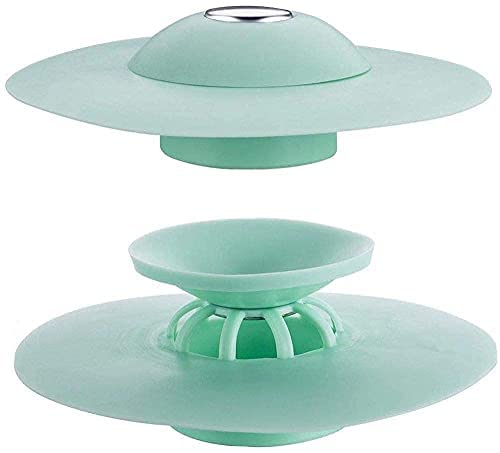MAPPERZ Silicone Stopper and Filter Drain Stopper/Strainer/Hair Catcher for Bathroom/Wash Basin/Kitchen Sink/Bathtub Sealer Cover (2) (B0B1B27H2T) Amazon Price History, Amazon Price Tracker