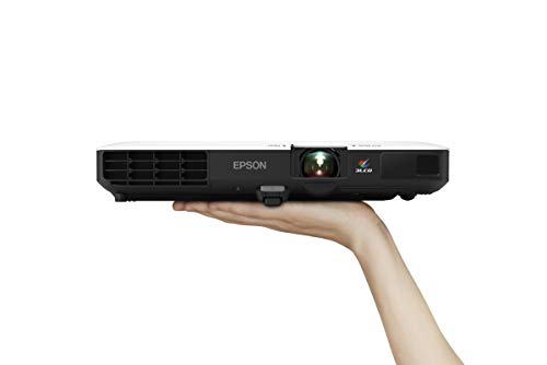 Image of Epson PowerLite 1785W 3LCD WXGA wireless mobile projector with carrying case, fast and easy image adjustments. A bright fully equipped solution for presentations as well as video streaming