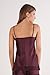 Intimissimi Woman's Lace and Silk Top in Burgundy, Size M