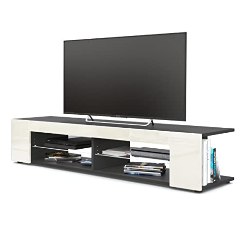 Vladon Mueble TV Movie, Cómoda TV con 4 Compartimentos Abiertos y...