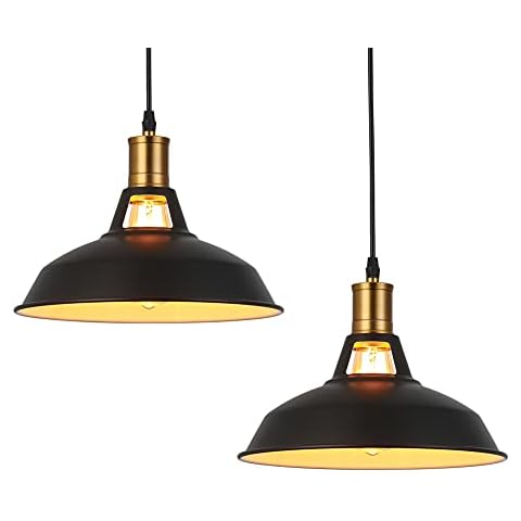 2 piezas Industrial Colgante de Luz MAXDUYU Cover