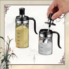 轻奢调料罐 Stylish Simple Condiment Canisters Pots Set,玻璃盐罐厨房调味瓶罐子家用盐味精调料盒一体组合套装 Household Cleaning，Kitchen Storage Essentials