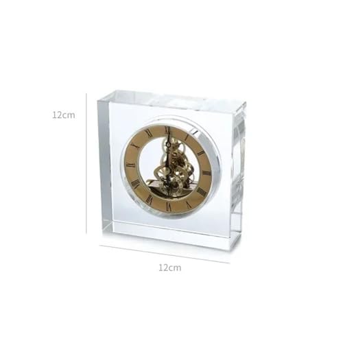 Reloj de mesa de cristal para escritorio que decora la sala de estar 3