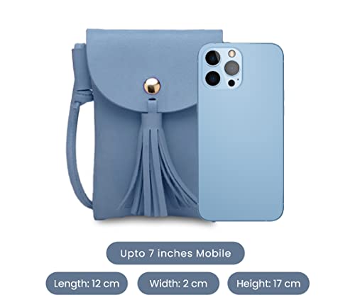 Image of Girls and Women's Sling Cross Body Bag For Mobile Cell Phone Small Mobile Pouch Bag For Ladies