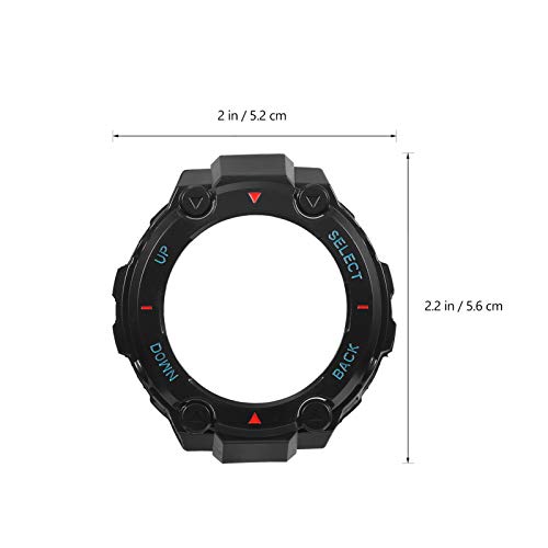 ULTECHNOVO Cobertura da Moldura Do Relógio Protetor de Tela Do Relógio Compatível Com Amazfit T-Rex