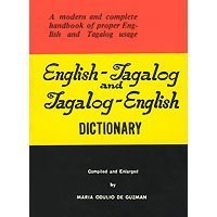 Paperback English Tagalog & Tagalog English Dictionary Book
