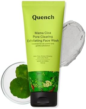 Quench Pore Clearing Exfoliating Face Wash | Korean Face Wash | Made in Korea (100ml)