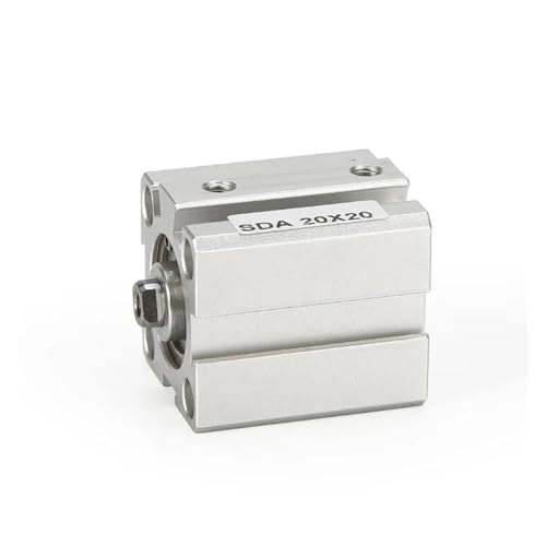 Cilindro neumático de pistón compacto SDA de doble efecto diámetro 20 mm y carrera 80 mm
