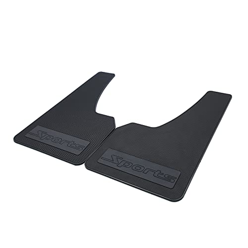 Image of Car Mud Flaps Universal Sport Car Styling Rubber Mud Guards (18 * 17 * 0.2, 4pcs)