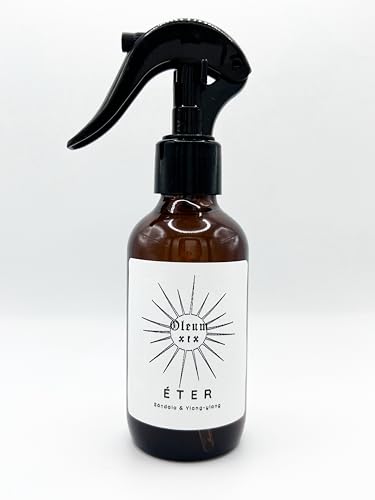 Oleum XIX - Bruma Purificadora Éter | Aceites Esenciales de Sándalo e Ylang-ylang | Ambientador Textil | Perfume para el Hogar