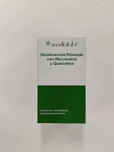Integratore NAD+ 910mg con Resveratrolo e Quercetina - 120 Capsule Vegan - Formula Antietà per Energia e Vitalità - Per Uomini e Donne