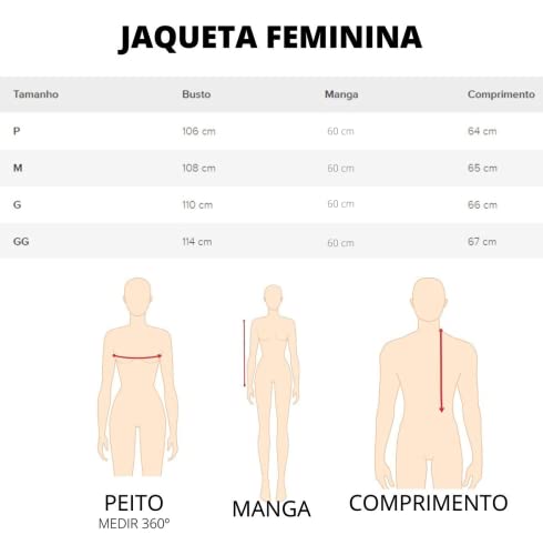 Jaqueta Corta Vento Feminino Forrada Impermeável com Bolsos e Touca Donna Martins Cor:Preto;Tamanho: