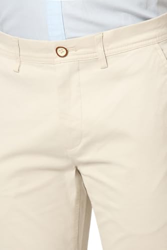 Image of Peter England Men's Skinny Fit Mid Rise Premium Casual Trouser Chinos