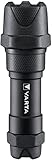 VARTA Indestructible F10 Pro 6 Vatios LED Linterna/Linterna de trabajo, incluye 3 pilas AAA de larga duración, resistente al agua y al polvo, absorbe impactos, carcasa de aluminio anodizado, negro