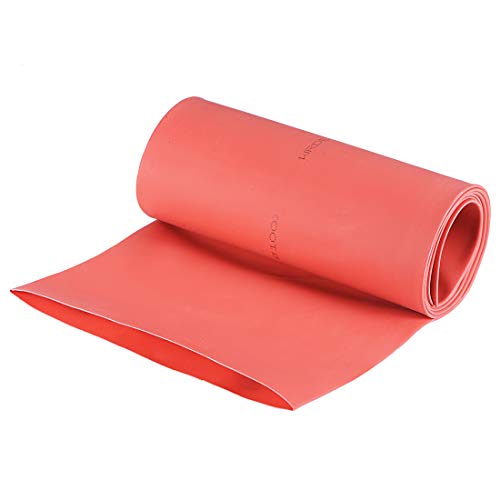 Gaine thermorétractable rouge 100 mm uxcell pour réparer les gaines de câble abîmées