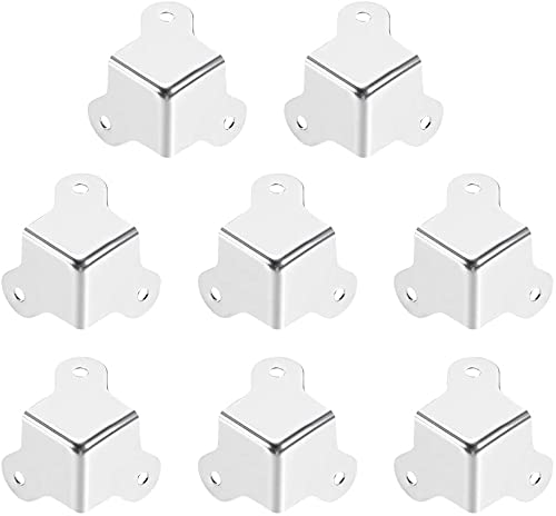 XYWHPGV Metal Box Corner Protectors Edge Guard Protector 22.5 X 22.5 X 22.5mm 8pcs(25d62 60d30 df44d 11d18 1c071 cb014
