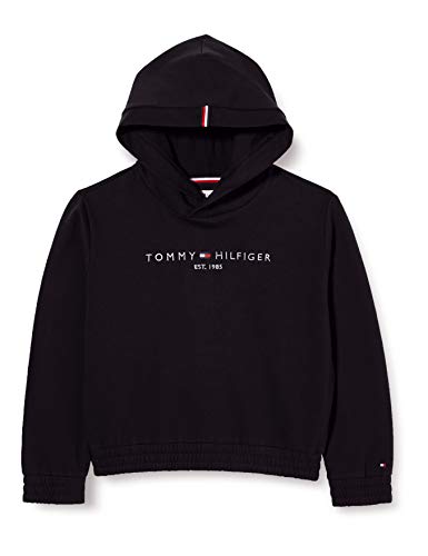 Preisvergleich Produktbild Tommy Hilfiger Kinder Essential Hooded Sweatshirt Pullover, Black, 10