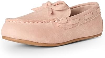 Amazon Essentials x Sofia Grainge Unisex Toddlers' Faux Suede Loafer Flat Shoes with Memory Foam, Fl...