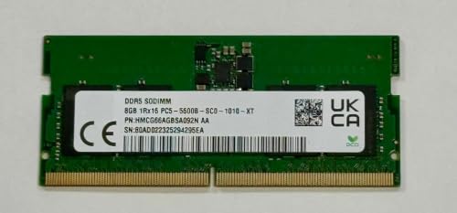 SK-Hynix 8GB DDR5 5600MHz SODIMM PC5-5600B-SC0 1Rx16 1.1V SO-DIMM