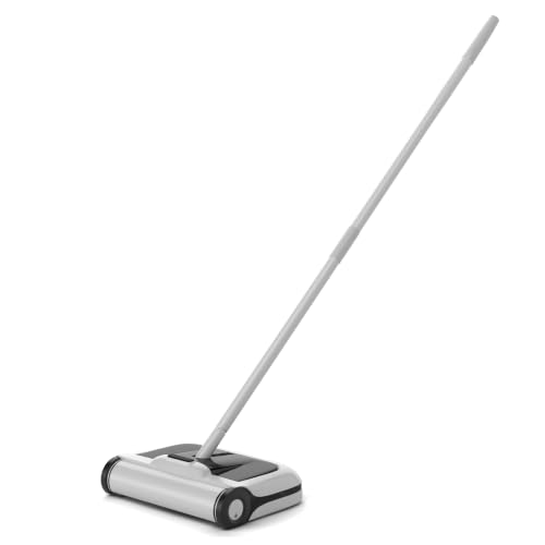 Image of Lifelong Multipurpose Manual Floor Sweeper with Rotating Brush Rollers | Ideal for Wooden Floors, Tiles, Marble, Carpets & Rugs | Quick Cleaning of Dust, Hair, Pet Hair & Crumbs