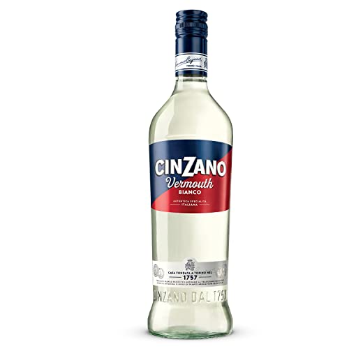 Cinzano Vermouth Bianco - Original italienischer Vermouth mit angenehmer Süße in Weiß - 15% (1 x 0,75l) Cover