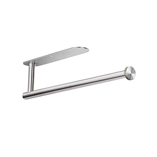 Paper Towel Holders for Kitchen,Paper Towels Bulk- Self-Adhesive Under Cabinet,Both Available in Adhesive and Screws,Stainless Steel