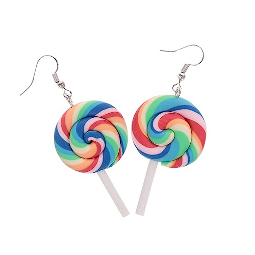 Boucles d'oreilles créoles pendantes mignonnes sucette et glace pour femme et enfant
