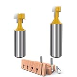 T Slot Router Bit 1/2-Inch Shank Hex Bol Keyhole Photo frame hole Cutter Woodworking Tool 1/2