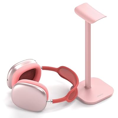 MANMUVIMO Headphone Stand, Desktop Headset Holder Desk Earphone Stand Aluminum Headset Hanger&hellip;