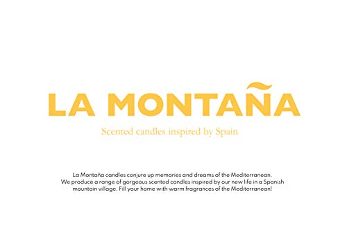 La Montaña Winter Oranges | Luxury Home Scented Candles Inspired By Spain | Natural Wax | Valencia Orange, Cinnamon, Red Apple, And Clove #TOP6