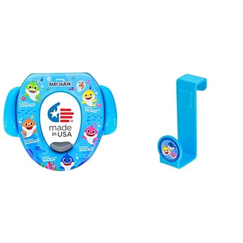 Nickelodeon Baby Shark 'Sharktastic' Soft Potty Seat & Potty Training Seat with Storage Hook