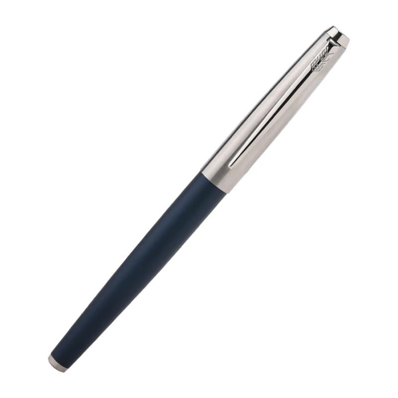 Stylo plume lumineux à gravure personnalisée, l'excellence dans un coffret bleu
