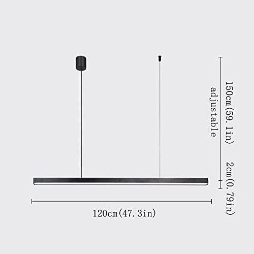 Lampe en pendence minimaliste noire au design postmoderne épuré